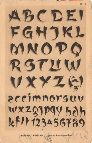 us7523 alphabet hebechin China Japan Buchstaben