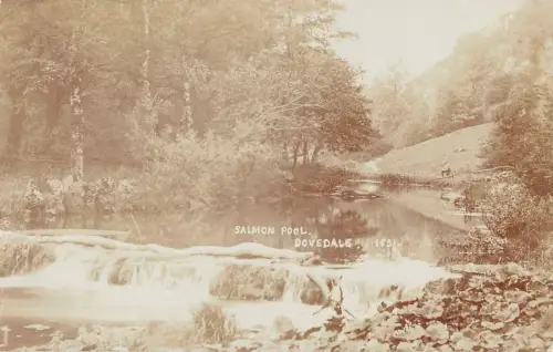 BR74513 Salmon Pool Dovedale Echtfoto UK