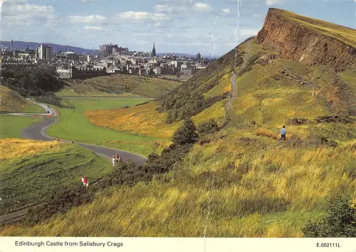 uk36256 edinburgh castle from salisbury crag uk lot 6 uk