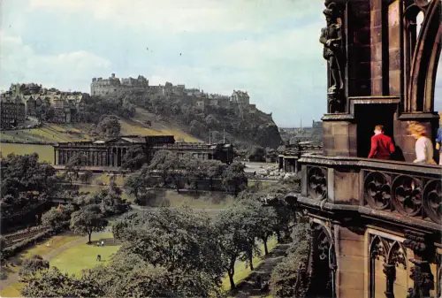 uk36154 edinburgh castle from scott monument uk lot 5 uk