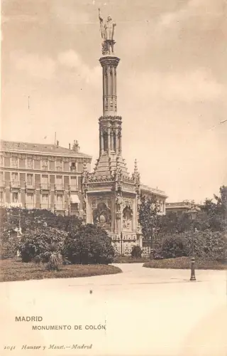 Lot 39 Spanien Madrid Colon Monument