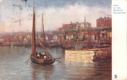 uk39190 view of the harbour folkestone uk lot 20 uk
