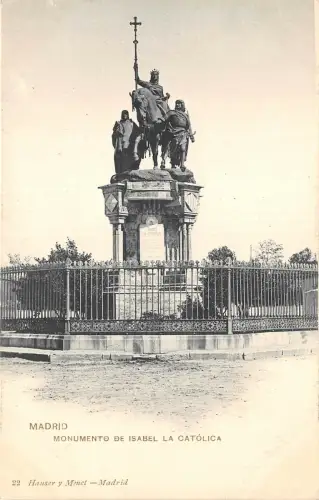 Lot 39 Spanien Madrid Katholische Elisabeth Denkmal