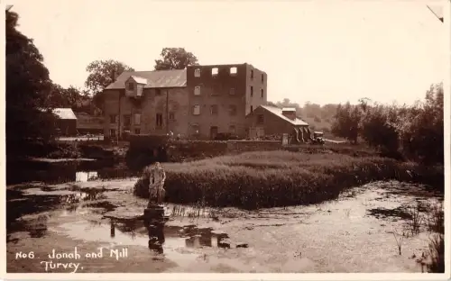 BR74267 Echtfoto Jonah und Mühle Turvey UK