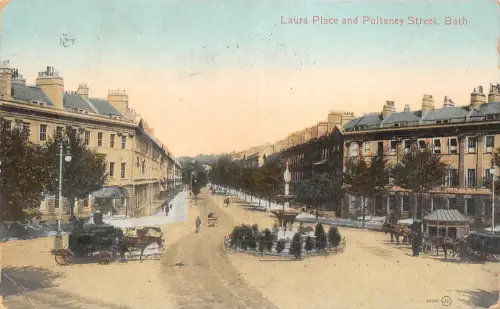 BR64584 Laura Place and Pulteney Street Bath Wagen UK