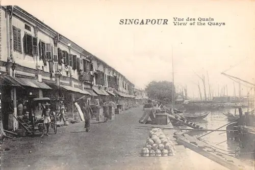 BR57826 Singapur vue des quais Singapur