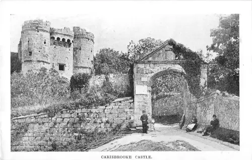 uk37274 Carisbrooke Castle Isle of Wight Echtfoto UK Lot 11 UK