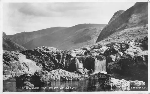 uk37362 black pool in glenetive argyll scotland real photo uk lot 11 uk