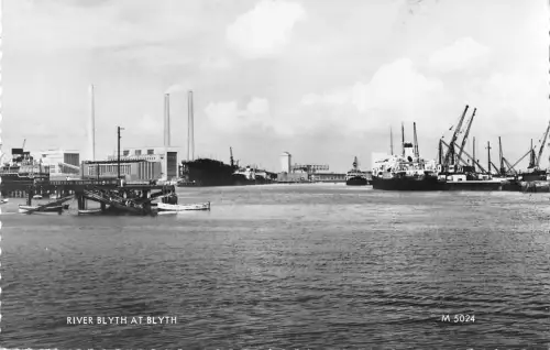 uk37246 river blyth real photo uk lot 10 uk