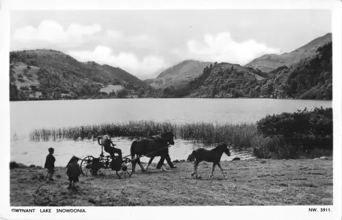 uk37758 Gwynant Bay Snowdonia Wales Echtfoto UK Lot 8 UK