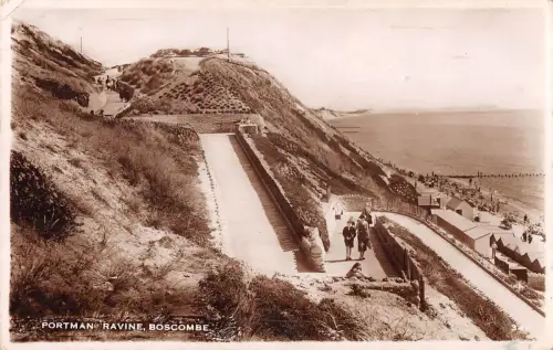 uk37373 portman ravine boscombe real photo uk lot 11 uk