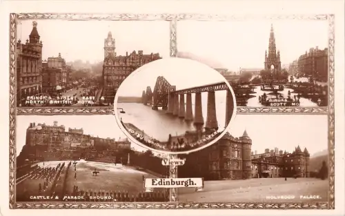 uk37768 edinburgh scotland real photo uk lot 8 uk