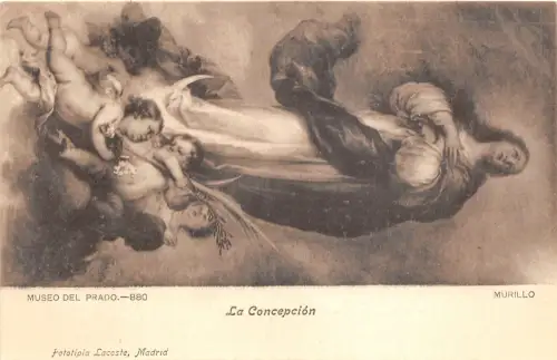 Lot 60 Spanien Madrid Prado Museum Gemälde Postkarte Murillo La Concepcion