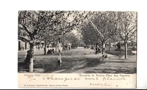 B81444 plaza de mayo buenos aires argentina Vorder-/Rückbild