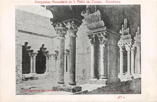 Lot 73 Spanien Barcelona Kreuzgang Monasterio de S Pablo del Campo