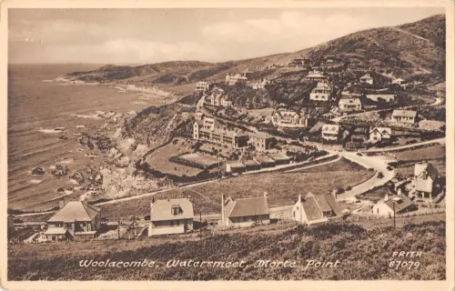 uk37450 watersmeet morte point woolacombe real photo uk lot 11 uk