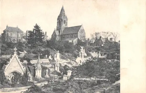 uk37315 Friedhof Nottingham Echtfoto UK Lot 11 UK