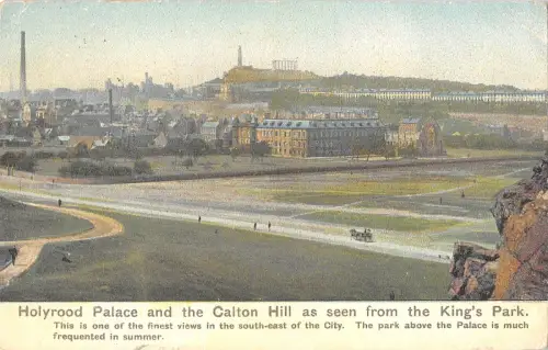 uk37294 holyrood palace and calton hill kings park scotland uk lot 11 uk