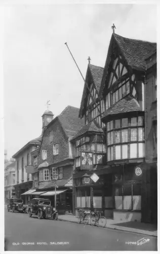 uk37321 altes George Hotel Salisbury Echtfoto UK Lot 11 UK
