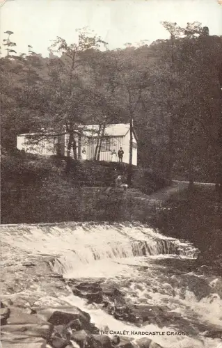 uk37313 the chalet hardcastle craggs real photo uk lot 11 uk