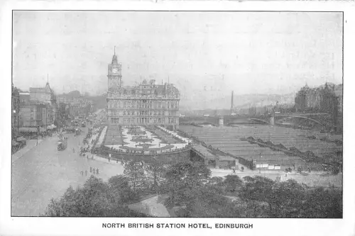 uk37364 north british station hotel edinburgh scotland real photo uk lot 11 uk