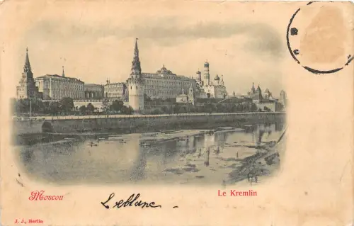 Lot 60 Moskau der Kreml Russland Litho