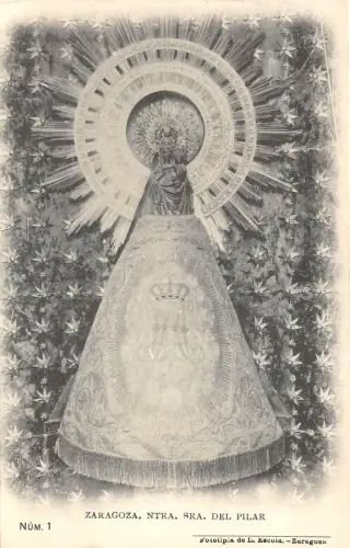 Lot 56 Spanien Saragossa Ntra Sra Del Pilar Postkarte Religiös