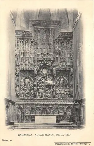 Lot 56 Spanien Saragossa Altar Mayor de la Seo