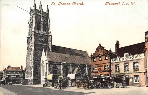 BR99558 St Thomas Church Newport Isle of Wight Wagen UK