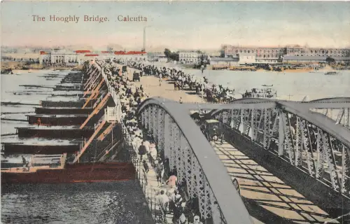 Lot 97 The Hooghly Bridge Calcutta Indien