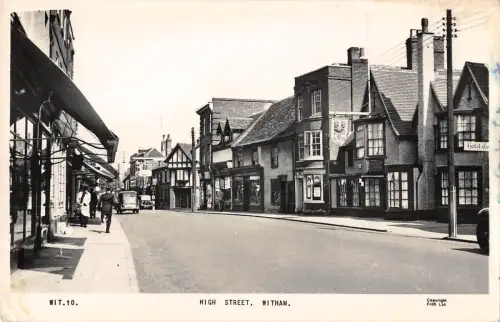 uk38072 high street witham real photo uk lot 14 uk