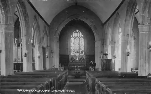uk38063 drewsteignton church real photo uk lot 14 uk