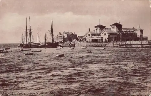 uk37884 knightstone pavilion and bay weston super mare real photo uk lot 13 uk