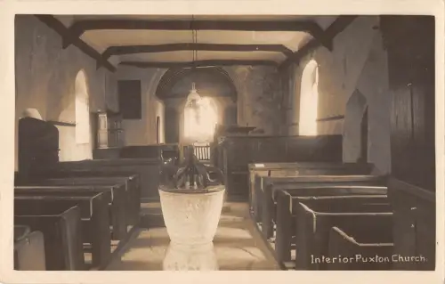 uk38060 interior puxton church real photo uk lot 14 uk