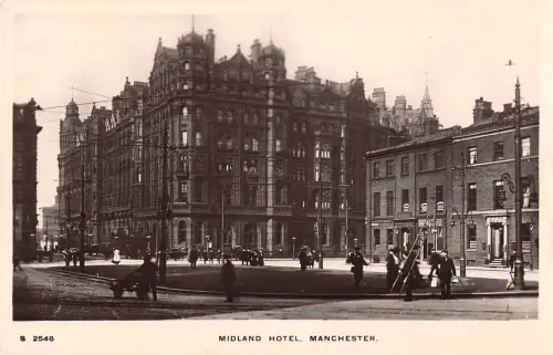 uk37941 midland hotel manchester real photo uk lot 14 uk