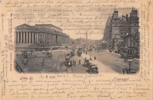 uk37911 lime st liverpool real photo uk lot 14 uk