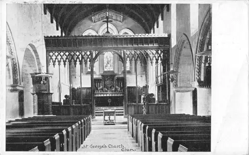 uk37495 st georges church clun real photo uk lot 12 uk