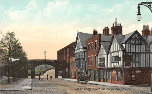 uk37933 Lower Bridge Street and Bridge Gate Chester UK Lot 14 UK