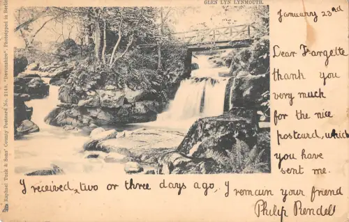 uk37698 glen lyn lynmouth echtfoto uk lot 13 uk