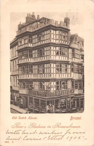 uk37824 old dutch house bristol real photo uk lot 13 uk