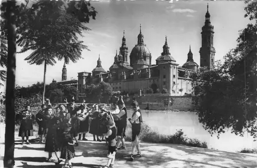 Lot 73 typische aragonische Gruppe Esteso Saragossa Echtfoto Typen Folklore Spanien