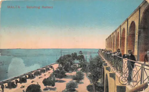 Lot 25 Malta Salut Batterie Kanone