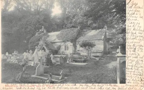 uk38372 old church bonchurch isle of wight real photo uk lot 16 uk