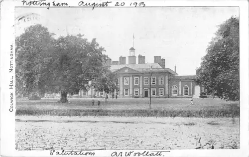 uk38197 colwick hall nottingham real photo uk lot 15 uk