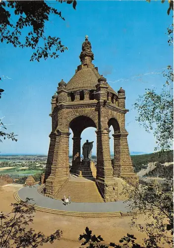 B86741 Porta Westfalica Kaiser Wilhelm Denkmal Germany