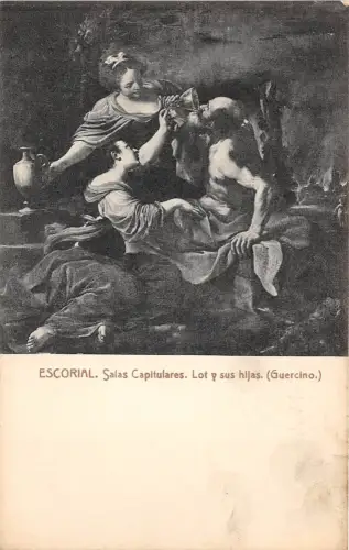 BF34424 Escorial Salas Capitulares Lot Y Sus Hijas Spanien Lack Front/Back Scan