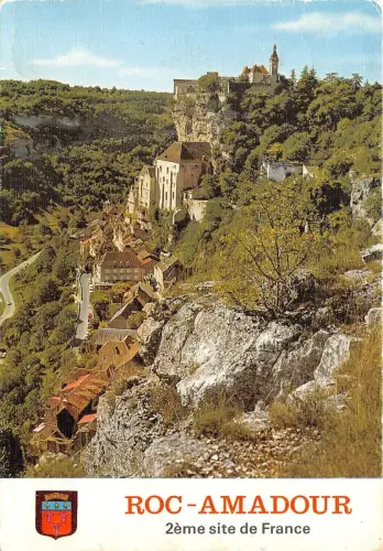 B50385 Le Lot Terre des Merveiles Rocamadour cite medievale france