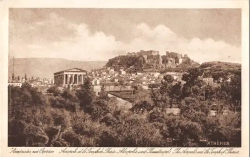 BR71729 Akropolis und der Tempel des Theseu Athen Griechenland