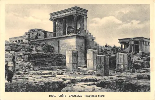 BR45801 Crete cnossos propylees nord greece creta