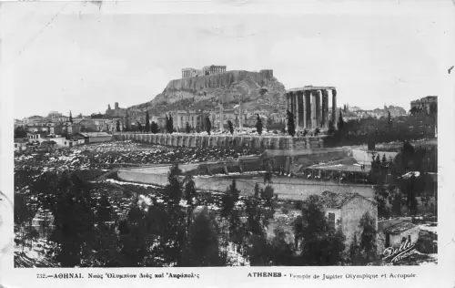 Lot182 Athen Griechenland Tempel Jupiter Akropole Echtfoto